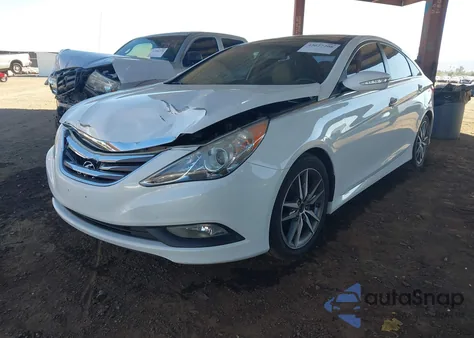 2014 Hyundai Sonata Limited z USA, uszkodzony, nr VIN 5NPEC4AC3EH942549